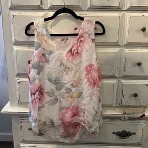 Silk High-Low Tank